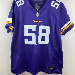 Minnesota Vikings NANA #58 Nike Women’s Jersey Purple 2XL NFL Fan Gear 2025